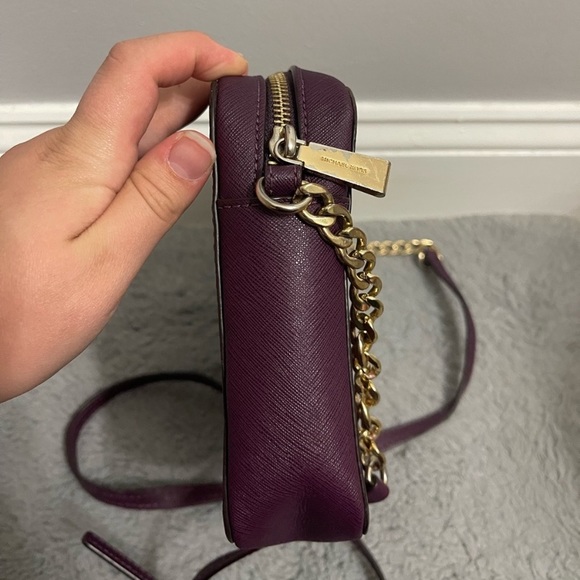 Michael Kors Burgundy Chain Strap Crossbody Bag Listing For Live Show - Picture 6 of 13